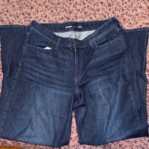 Old Navy Women's Indigo Wide Leg Jeans